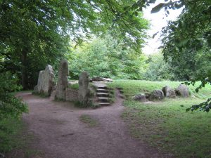 An ancient burial site in southern England called a 'long barrow'